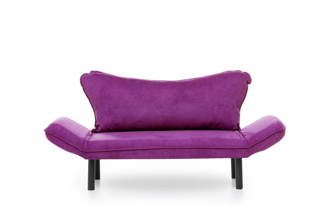 Canapea extensibilă 2 locuri Chatto, Diverse culori, 150x70x75 cm - Mov | SKU: 859FTN1242 | Canapea extensibilă 2 locuri Chatto, 150x70x75 cm, varianta Mov, produs pentru amenajarea locuinței, disponibil online în România la CasaMob