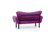 Canapea extensibilă 2 locuri Chatto, Diverse culori, 150x70x75 cm - Mov | SKU: 859FTN1242 | Canapea extensibilă 2 locuri Chatto, 150x70x75 cm, varianta Mov, produs pentru amenajarea locuinței, disponibil online în România la CasaMob