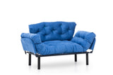 Canapea extensibilă 2 locuri Nitta, Diverse culori, 155x70x85 cm - Albastru | SKU: 859FTN1243 | Canapea extensibilă 2 locuri Nitta, 155x70x85 cm, varianta Albastru, produs pentru amenajarea locuinței, disponibil online în România la CasaMob