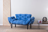 Canapea extensibilă 2 locuri Nitta, Diverse culori, 155x70x85 cm - Albastru | SKU: 859FTN1243 | Canapea extensibilă 2 locuri Nitta, 155x70x85 cm, varianta Albastru, produs pentru amenajarea locuinței, disponibil online în România la CasaMob