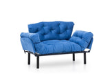 Canapea extensibilă 2 locuri Nitta, Diverse culori, 155x70x85 cm - Albastru | SKU: 859FTN1243 | Canapea extensibilă 2 locuri Nitta, 155x70x85 cm, varianta Albastru, produs pentru amenajarea locuinței, disponibil online în România la CasaMob
