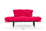 Canapea extensibilă 2 locuri Nitta, Diverse culori, 155x70x85 cm - Fucsia | SKU: 859FTN1244 | Canapea extensibilă 2 locuri Nitta, 155x70x85 cm, varianta Fucsia, produs pentru amenajarea locuinței, disponibil online în România la CasaMob