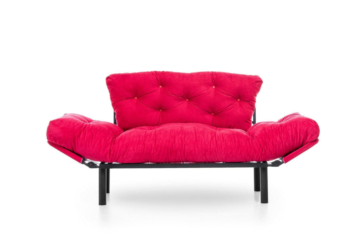 Canapea extensibilă 2 locuri Nitta, Diverse culori, 155x70x85 cm - Fucsia | SKU: 859FTN1244 | Canapea extensibilă 2 locuri Nitta, 155x70x85 cm, varianta Fucsia, produs pentru amenajarea locuinței, disponibil online în România la CasaMob