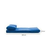Canapea extensibilă 2 locuri Matilda, Diverse culori, 120x68x26 cm - Albastru | SKU: 859FTN1266 | Canapea extensibilă 2 locuri Matilda, 120x68x26 cm, varianta Albastru, produs pentru amenajarea locuinței, disponibil online în România la CasaMob
