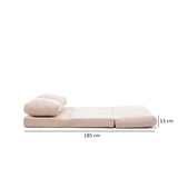 Canapea extensibilă 2 locuri Matilda, Diverse culori, 120x68x26 cm - Crem | SKU: 859FTN1268 | Canapea extensibilă 2 locuri Matilda, 120x68x26 cm, varianta Crem, produs pentru amenajarea locuinței, disponibil online în România la CasaMob
