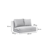 Canapea extensibilă 2 locuri Matilda, Diverse culori, 120x68x26 cm - Verde petrol | SKU: 859FTN1272 | Canapea extensibilă 2 locuri Matilda, 120x68x26 cm, varianta Verde petrol, produs pentru amenajarea locuinței, disponibil online în România la CasaMob