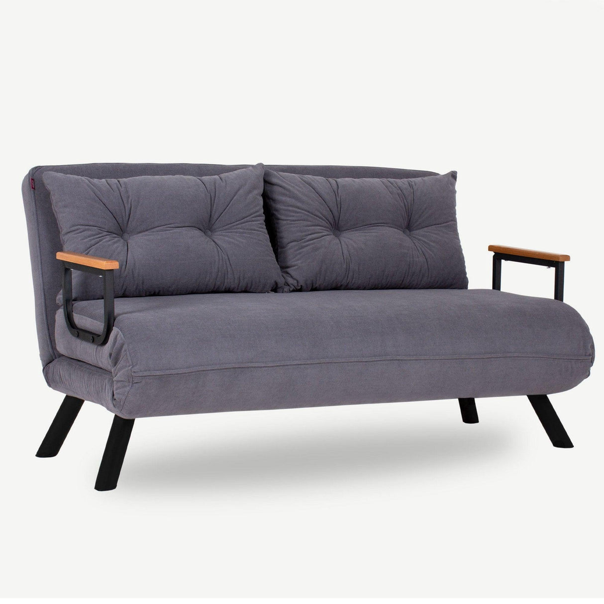 Canapea extensibilă 2 locuri Micic, Diverse culori, 133x50x41 cm - Gri deschis | SKU: 859FTN1274 | Canapea extensibilă 2 locuri Micic, 133x50x41 cm, varianta Gri deschis, produs pentru amenajarea locuinței, disponibil online în România la CasaMob