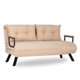 Canapea extensibilă 2 locuri Sando, Diverse culori, 133x50x41 cm - Crem | SKU: 859FTN1275 | Canapea extensibilă 2 locuri Sando, 133x50x41 cm, varianta Crem, produs pentru amenajarea locuinței, disponibil online în România la CasaMob