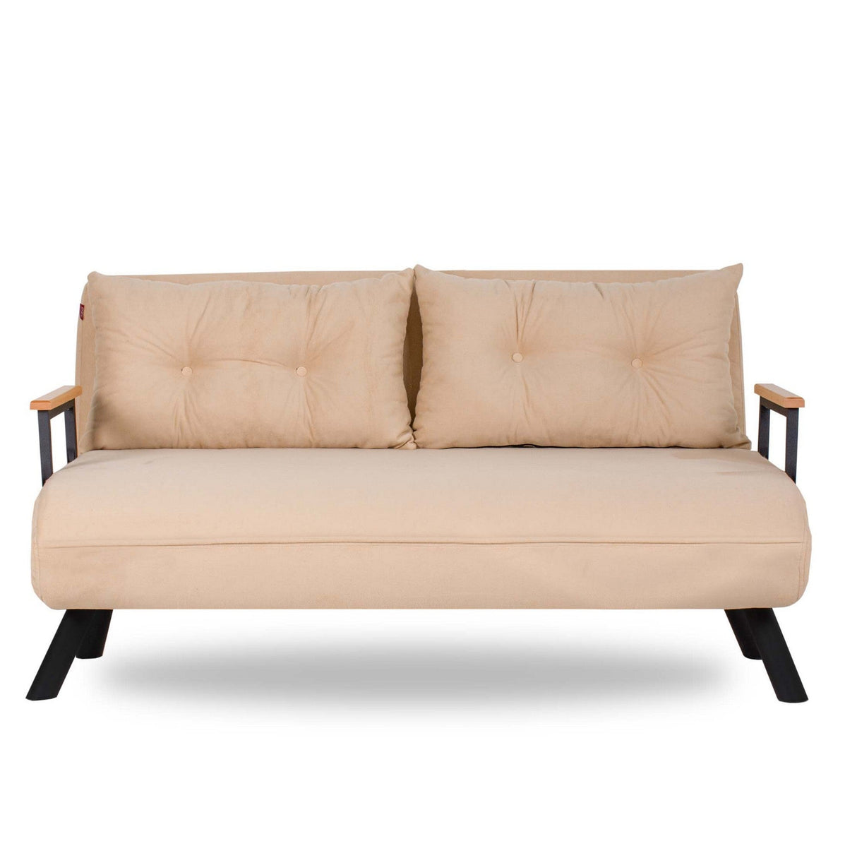 Canapea extensibilă 2 locuri Sando, Diverse culori, 133x50x41 cm - Crem | SKU: 859FTN1275 | Canapea extensibilă 2 locuri Sando, 133x50x41 cm, varianta Crem, produs pentru amenajarea locuinței, disponibil online în România la CasaMob