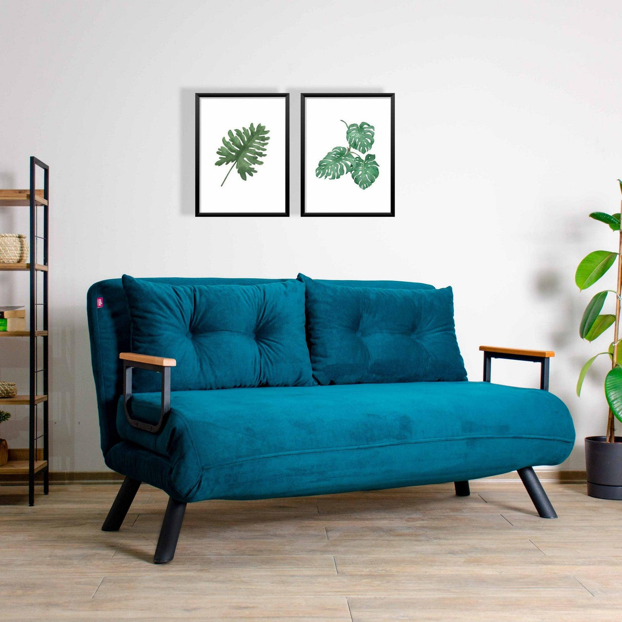 Canapea extensibilă 2 locuri Micic, Diverse culori, 133x50x41 cm - Verde petrol | SKU: 859FTN1276 | Canapea extensibilă 2 locuri Micic, 133x50x41 cm, varianta Verde petrol, produs pentru amenajarea locuinței, disponibil online în România la CasaMob