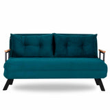 Canapea extensibilă 2 locuri Micic, Diverse culori, 133x50x41 cm - Verde petrol | SKU: 859FTN1276 | Canapea extensibilă 2 locuri Micic, 133x50x41 cm, varianta Verde petrol, produs pentru amenajarea locuinței, disponibil online în România la CasaMob