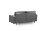 Canapea fixă 2 locuri Lungo, Diverse culori, 150x52x46 cm - Gri închis | SKU: 859FTN1277 | Canapea fixă 2 locuri Lungo, 150x52x46 cm, varianta Gri închis, produs pentru amenajarea locuinței, disponibil online în România la CasaMob