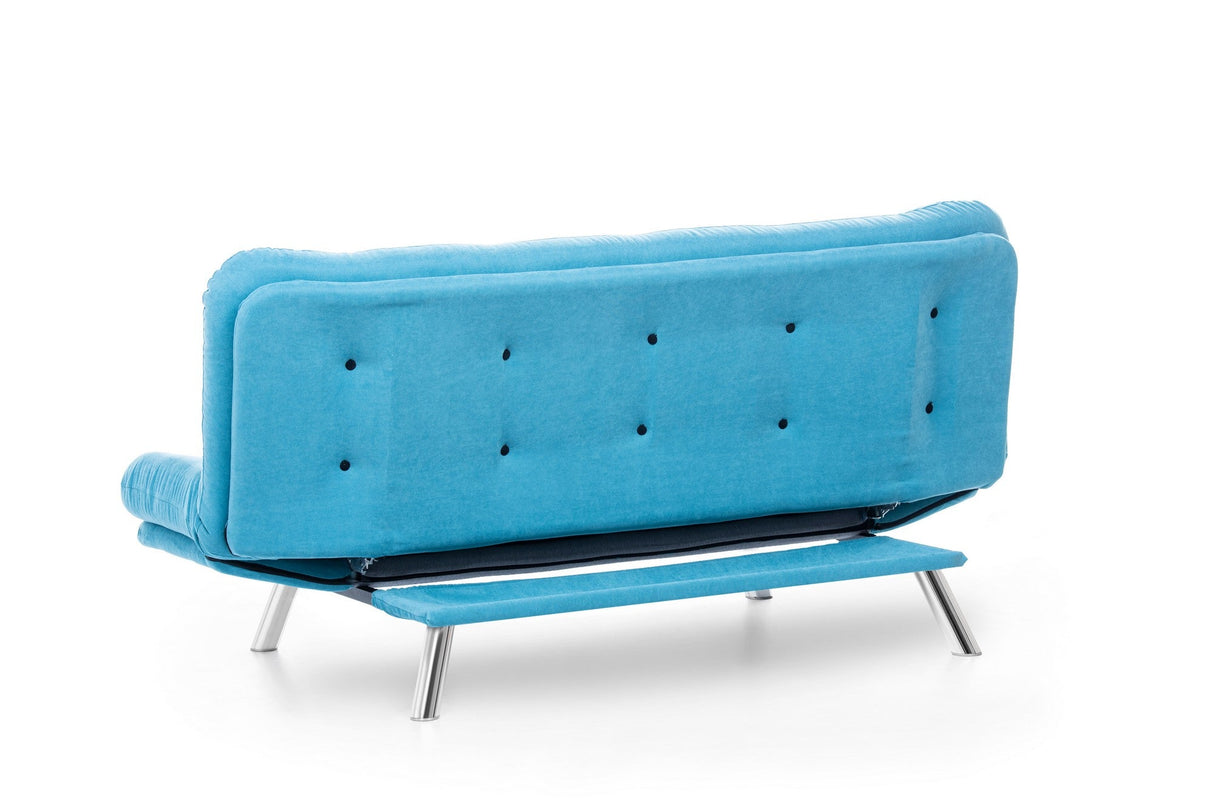 Canapea extensibilă 3 locuri Misa, Diverse culori, 200x105x95 cm - Turcoaz | SKU: 859FTN1307 | Canapea extensibilă 3 locuri Misa, 200x105x95 cm, varianta Turcoaz, produs pentru amenajarea locuinței, disponibil online în România la CasaMob