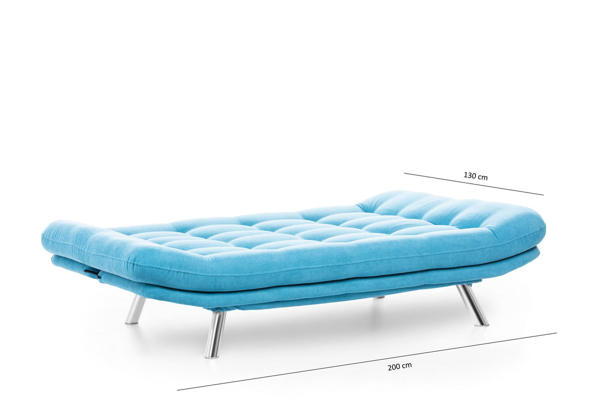 Canapea extensibilă 3 locuri Misa, Diverse culori, 200x105x95 cm - Turcoaz | SKU: 859FTN1307 | Canapea extensibilă 3 locuri Misa, 200x105x95 cm, varianta Turcoaz, produs pentru amenajarea locuinței, disponibil online în România la CasaMob