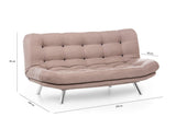Canapea extensibilă 3 locuri Misa, Diverse culori, 200x105x95 cm - Mink | SKU: 859FTN1310 | Canapea extensibilă 3 locuri Misa, 200x105x95 cm, varianta Mink, produs pentru amenajarea locuinței, disponibil online în România la CasaMob