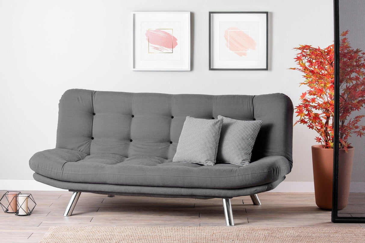 Canapea extensibilă 3 locuri Misa, Diverse culori, 200x105x95 cm - Maro | SKU: 859FTN1311 | Canapea extensibilă 3 locuri Misa, 200x105x95 cm, varianta Maro, produs pentru amenajarea locuinței, disponibil online în România la CasaMob