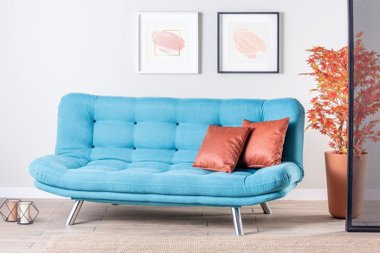 Canapea extensibilă 3 locuri Misa, Diverse culori, 200x105x95 cm - Bleumarin | SKU: 859FTN1323 | Canapea extensibilă 3 locuri Misa, 200x105x95 cm, varianta Bleumarin, produs pentru amenajarea locuinței, disponibil online în România la CasaMob