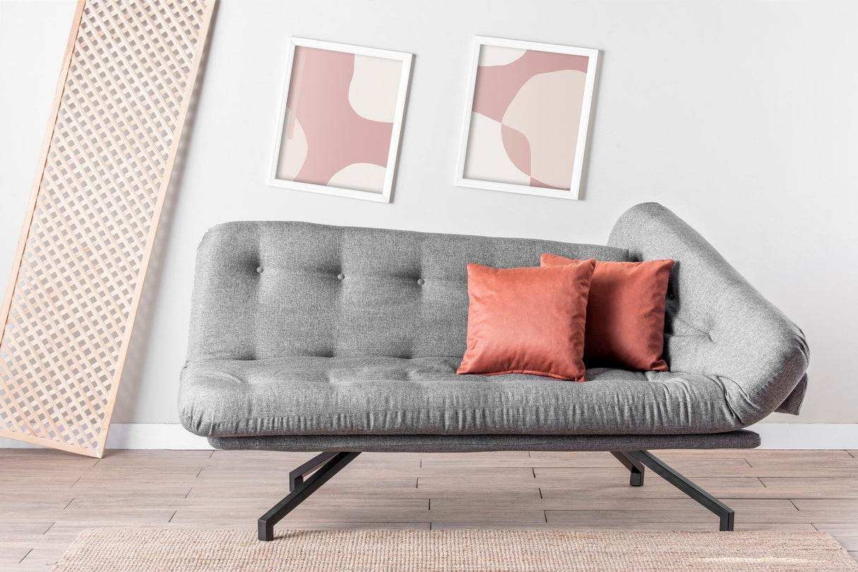 Canapea extensibilă 3 locuri Coxy, Diverse culori, 110x50x43 cm - Gri deschis | SKU: 859FTN1339 | Canapea extensibilă 3 locuri Coxy, 110x50x43 cm, varianta Gri deschis, produs pentru amenajarea locuinței, disponibil online în România la CasaMob