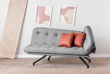 Canapea extensibilă 3 locuri Coxy, Diverse culori, 110x50x43 cm - Gri deschis | SKU: 859FTN1339 | Canapea extensibilă 3 locuri Coxy, 110x50x43 cm, varianta Gri deschis, produs pentru amenajarea locuinței, disponibil online în România la CasaMob