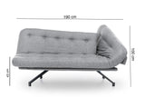 Canapea extensibilă 3 locuri Coxy, Diverse culori, 110x50x43 cm - Gri deschis | SKU: 859FTN1339 | Canapea extensibilă 3 locuri Coxy, 110x50x43 cm, varianta Gri deschis, produs pentru amenajarea locuinței, disponibil online în România la CasaMob