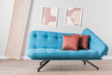 Canapea extensibilă 3 locuri Coxy, Diverse culori, 110x50x43 cm - Turcoaz | SKU: 859FTN1344 | Canapea extensibilă 3 locuri Coxy, 110x50x43 cm, varianta Turcoaz, produs pentru amenajarea locuinței, disponibil online în România la CasaMob