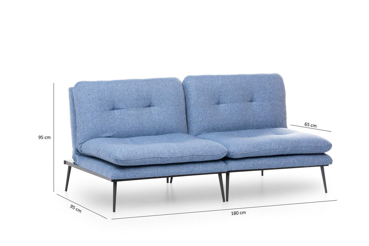 Canapea extensibilă 3 locuri Martin, Diverse culori, diverse dimensiuni - Albastru | SKU: 859FTN1346 | Canapea extensibilă 3 locuri Martin, diverse dimensiuni, varianta Albastru, produs pentru amenajarea locuinței, disponibil online în România la CasaMob