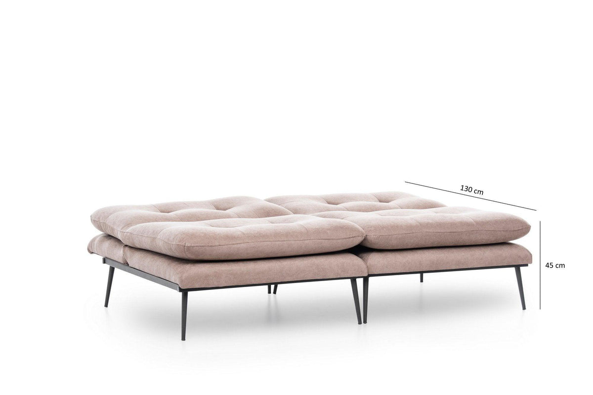 Bej | SKU: 859FTN1348 | Canapea extensibilă 3 locuri Martin, diverse dimensiuni, varianta Bej, produs pentru amenajarea locuinței, disponibil online în România la CasaMob