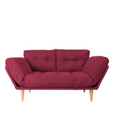 Canapea extensibilă 3 locuri Nina, Diverse culori, 120x60x40 cm - Roșu închis | SKU: 859FTN1350 | Canapea extensibilă 3 locuri Nina, 120x60x40 cm, varianta Roșu închis, produs pentru amenajarea locuinței, disponibil online în România la CasaMob
