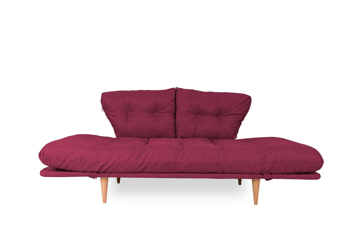 Canapea extensibilă 3 locuri Nina, Diverse culori, 120x60x40 cm - Roșu închis | SKU: 859FTN1350 | Canapea extensibilă 3 locuri Nina, 120x60x40 cm, varianta Roșu închis, produs pentru amenajarea locuinței, disponibil online în România la CasaMob