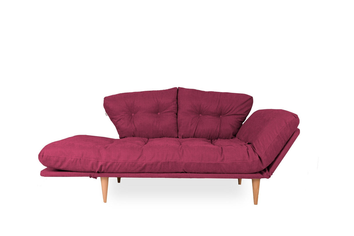 Canapea extensibilă 3 locuri Nina, Diverse culori, 120x60x40 cm - Roșu închis | SKU: 859FTN1350 | Canapea extensibilă 3 locuri Nina, 120x60x40 cm, varianta Roșu închis, produs pentru amenajarea locuinței, disponibil online în România la CasaMob