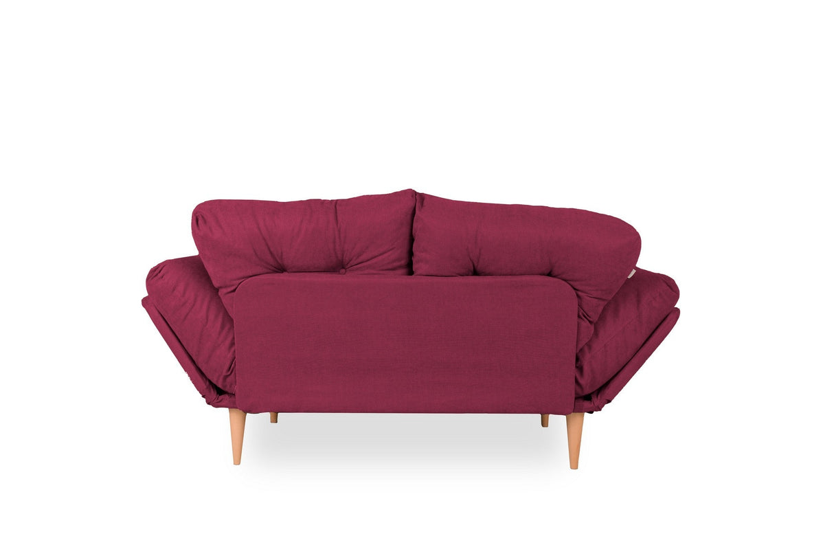 Canapea extensibilă 3 locuri Nina, Diverse culori, 120x60x40 cm - Roșu închis | SKU: 859FTN1350 | Canapea extensibilă 3 locuri Nina, 120x60x40 cm, varianta Roșu închis, produs pentru amenajarea locuinței, disponibil online în România la CasaMob