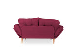Canapea extensibilă 3 locuri Nina, Diverse culori, 120x60x40 cm - Roșu închis | SKU: 859FTN1350 | Canapea extensibilă 3 locuri Nina, 120x60x40 cm, varianta Roșu închis, produs pentru amenajarea locuinței, disponibil online în România la CasaMob