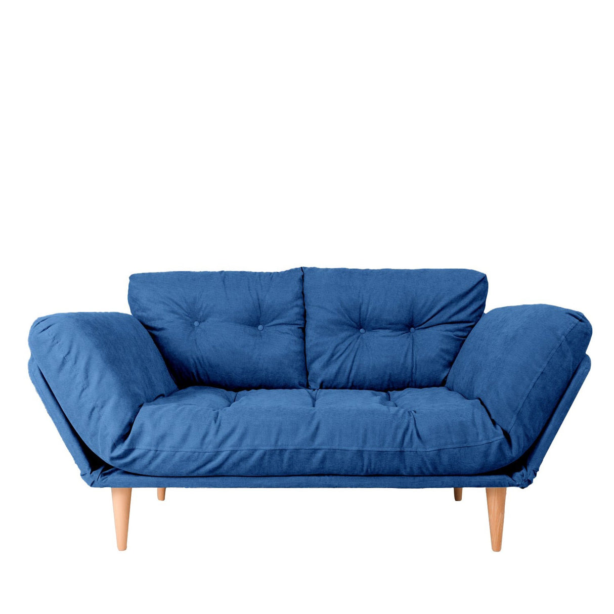Canapea extensibilă 3 locuri Nina, Diverse culori, 120x60x40 cm - Albastru închis | SKU: 859FTN1351 | Canapea extensibilă 3 locuri Nina, 120x60x40 cm, varianta Albastru închis, produs pentru amenajarea locuinței, disponibil online în România la CasaMob