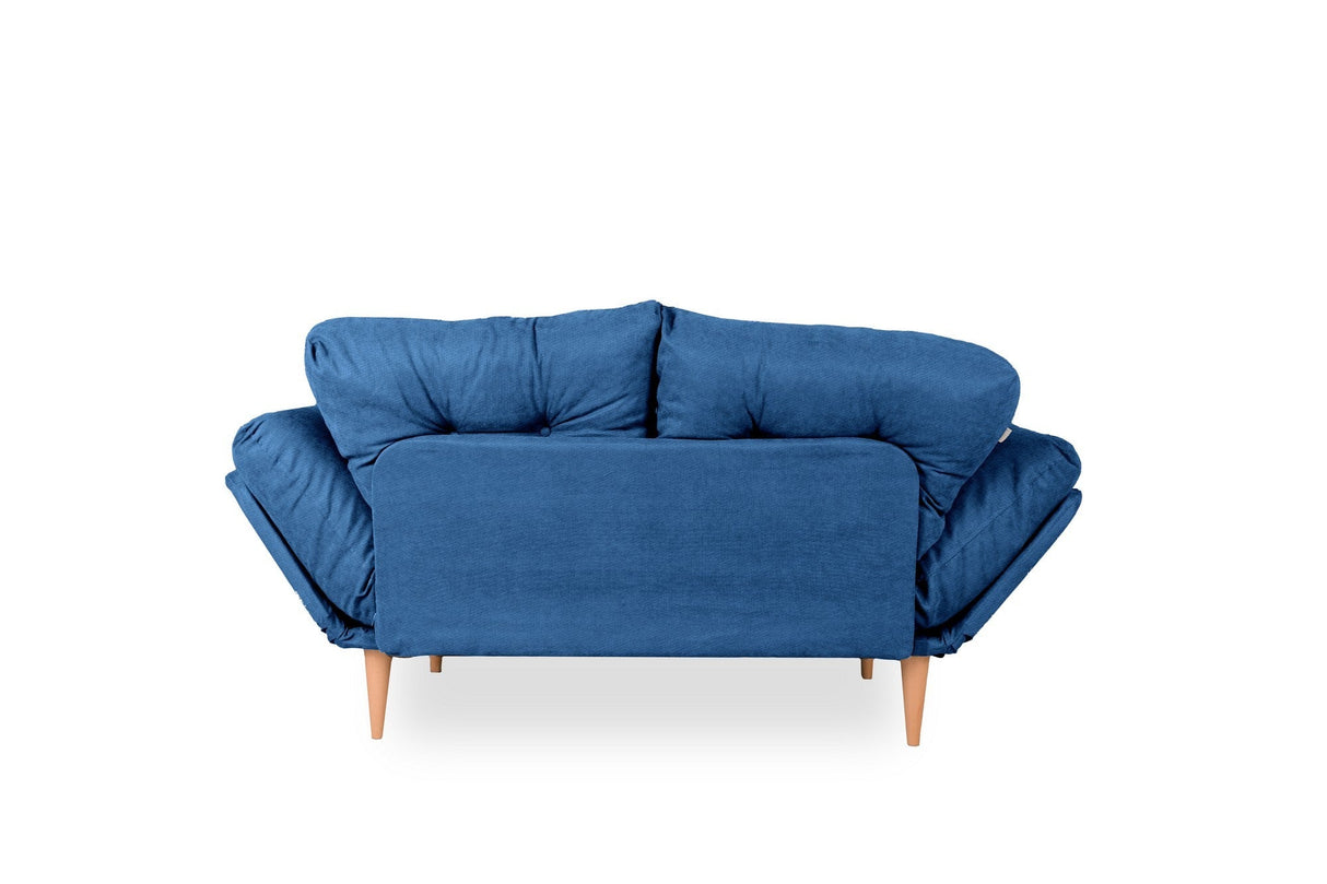 Canapea extensibilă 3 locuri Nina, Diverse culori, 120x60x40 cm - Albastru închis | SKU: 859FTN1351 | Canapea extensibilă 3 locuri Nina, 120x60x40 cm, varianta Albastru închis, produs pentru amenajarea locuinței, disponibil online în România la CasaMob