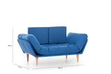 Canapea extensibilă 3 locuri Nina, Diverse culori, 120x60x40 cm - Albastru închis | SKU: 859FTN1351 | Canapea extensibilă 3 locuri Nina, 120x60x40 cm, varianta Albastru închis, produs pentru amenajarea locuinței, disponibil online în România la CasaMob