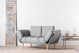 Canapea extensibilă 3 locuri Nina, Diverse culori, 120x60x40 cm - Gri deschis | SKU: 859FTN1352 | Canapea extensibilă 3 locuri Nina, 120x60x40 cm, varianta Gri deschis, produs pentru amenajarea locuinței, disponibil online în România la CasaMob