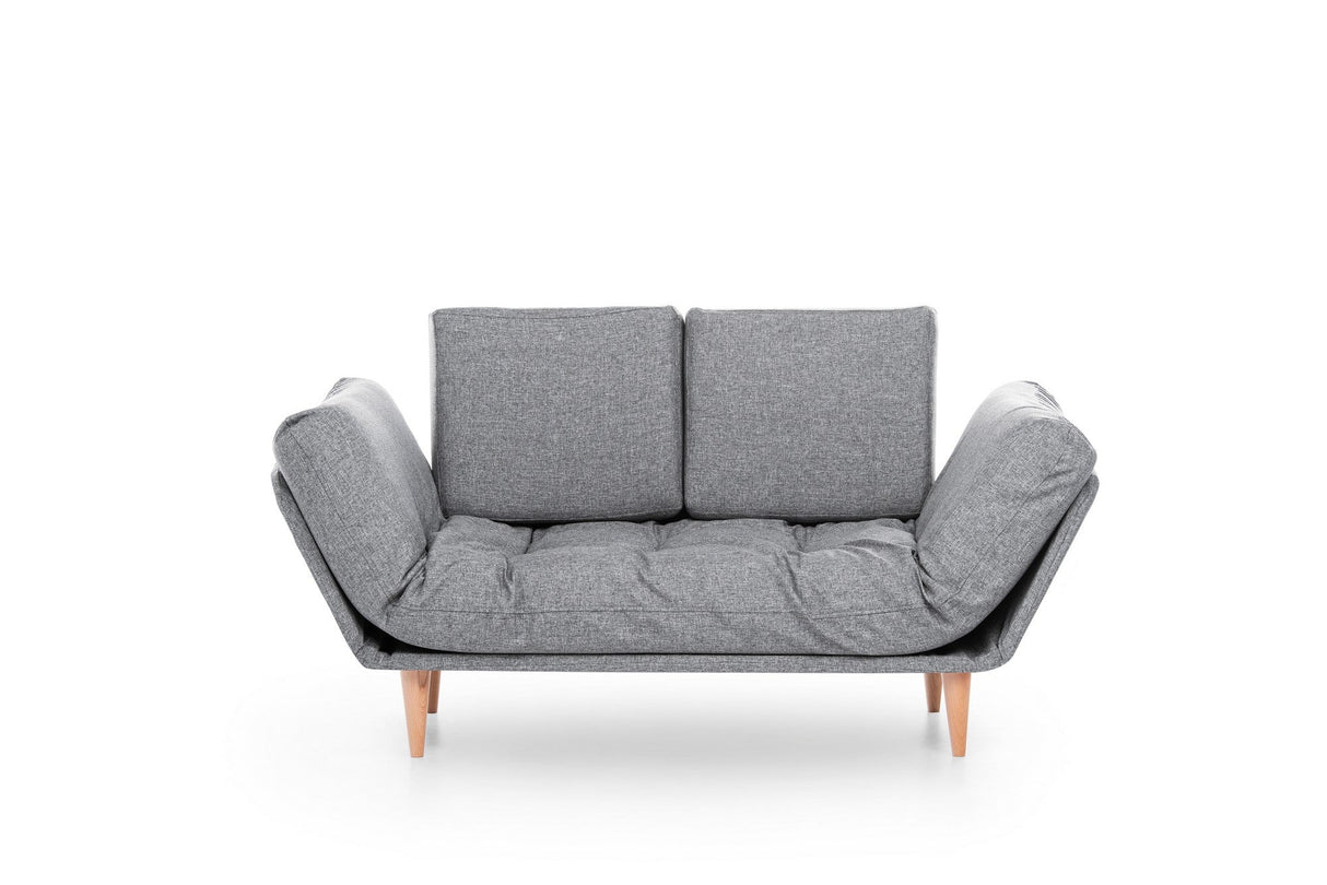 Canapea extensibilă 3 locuri Nina, Diverse culori, 120x60x40 cm - Gri deschis | SKU: 859FTN1352 | Canapea extensibilă 3 locuri Nina, 120x60x40 cm, varianta Gri deschis, produs pentru amenajarea locuinței, disponibil online în România la CasaMob