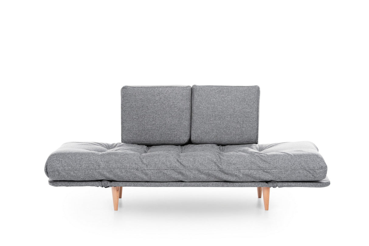 Canapea extensibilă 3 locuri Nina, Diverse culori, 120x60x40 cm - Gri deschis | SKU: 859FTN1352 | Canapea extensibilă 3 locuri Nina, 120x60x40 cm, varianta Gri deschis, produs pentru amenajarea locuinței, disponibil online în România la CasaMob
