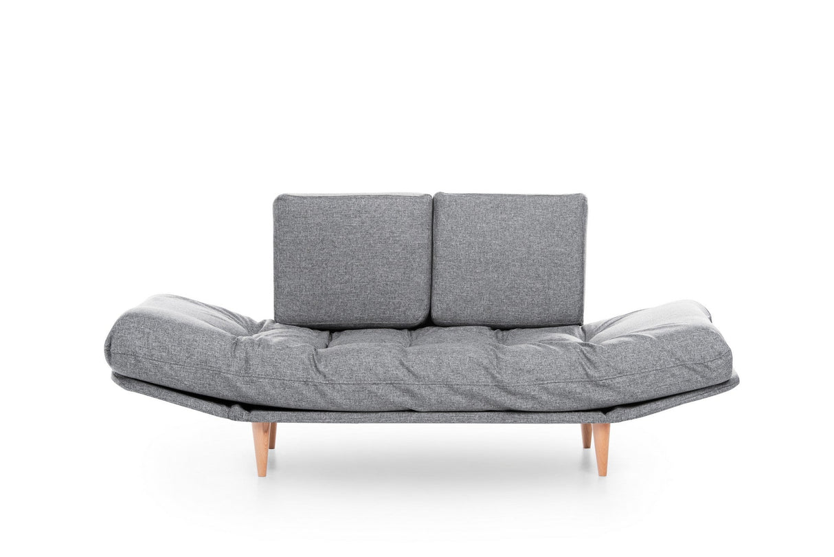 Canapea extensibilă 3 locuri Nina, Diverse culori, 120x60x40 cm - Gri deschis | SKU: 859FTN1352 | Canapea extensibilă 3 locuri Nina, 120x60x40 cm, varianta Gri deschis, produs pentru amenajarea locuinței, disponibil online în România la CasaMob