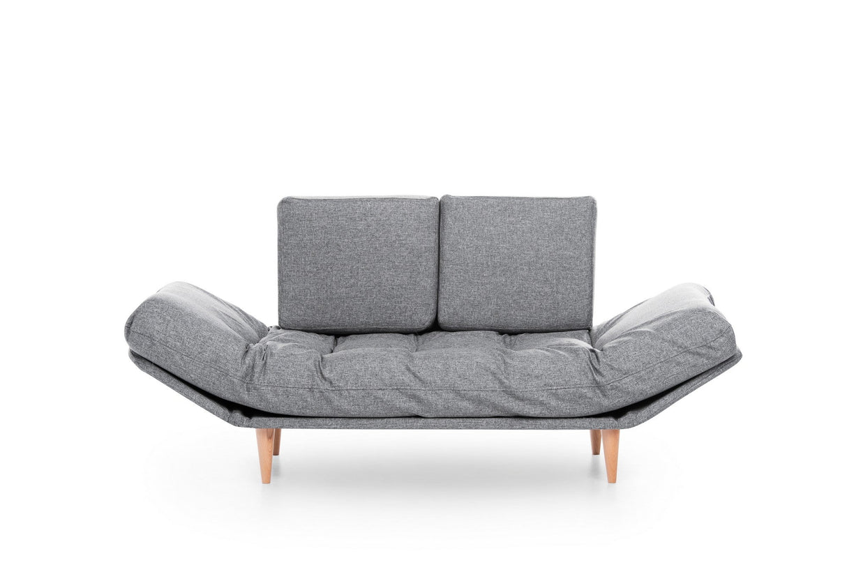 Canapea extensibilă 3 locuri Nina, Diverse culori, 120x60x40 cm - Gri deschis | SKU: 859FTN1352 | Canapea extensibilă 3 locuri Nina, 120x60x40 cm, varianta Gri deschis, produs pentru amenajarea locuinței, disponibil online în România la CasaMob