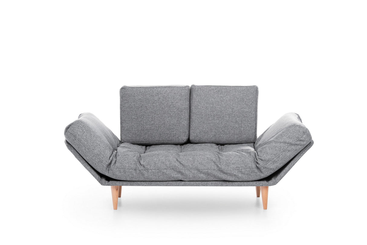 Canapea extensibilă 3 locuri Nina, Diverse culori, 120x60x40 cm - Gri deschis | SKU: 859FTN1352 | Canapea extensibilă 3 locuri Nina, 120x60x40 cm, varianta Gri deschis, produs pentru amenajarea locuinței, disponibil online în România la CasaMob