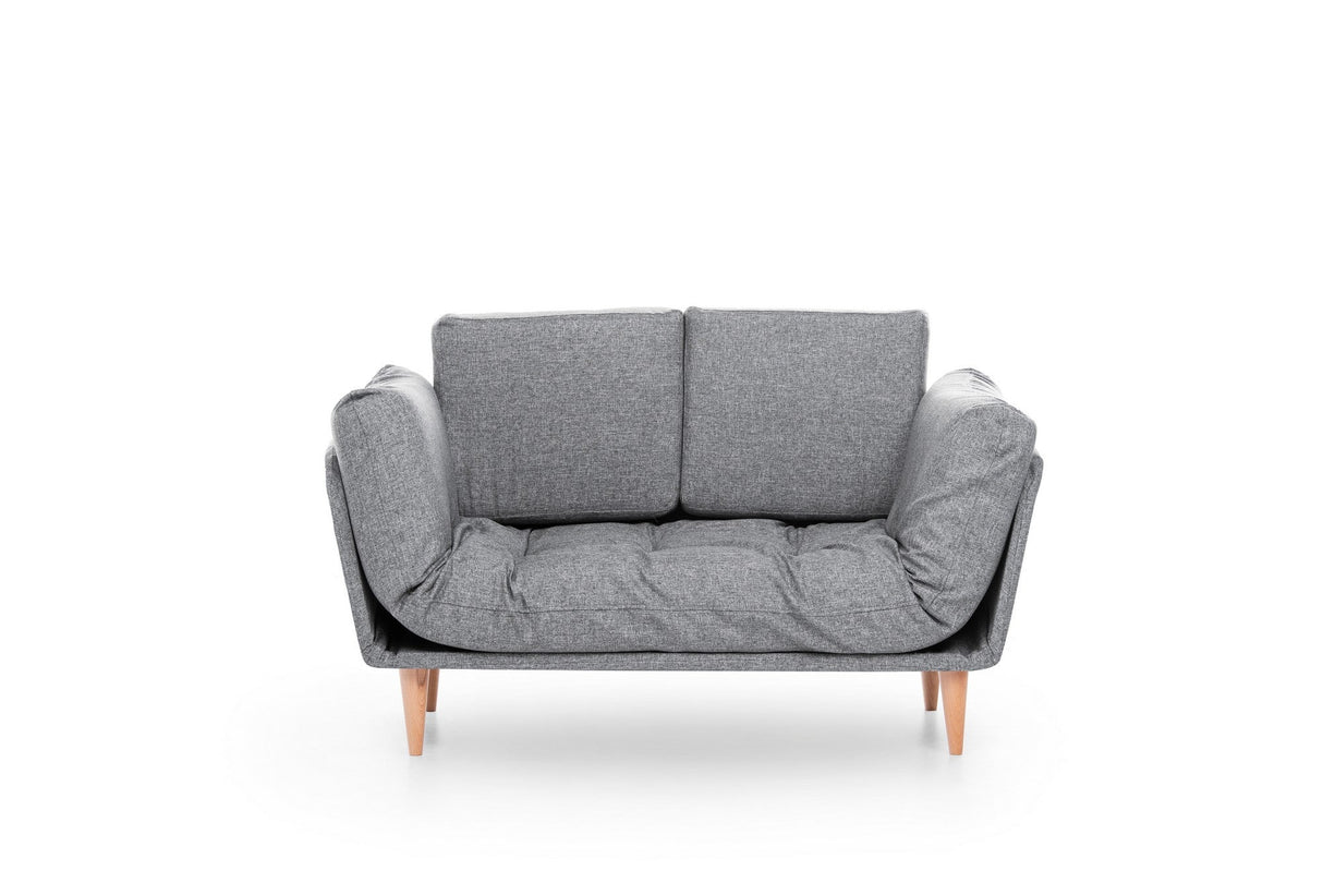 Canapea extensibilă 3 locuri Nina, Diverse culori, 120x60x40 cm - Gri deschis | SKU: 859FTN1352 | Canapea extensibilă 3 locuri Nina, 120x60x40 cm, varianta Gri deschis, produs pentru amenajarea locuinței, disponibil online în România la CasaMob