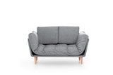 Canapea extensibilă 3 locuri Nina, Diverse culori, 120x60x40 cm - Gri deschis | SKU: 859FTN1352 | Canapea extensibilă 3 locuri Nina, 120x60x40 cm, varianta Gri deschis, produs pentru amenajarea locuinței, disponibil online în România la CasaMob