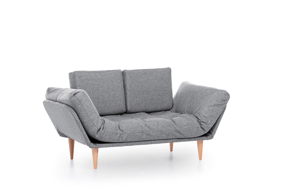 Canapea extensibilă 3 locuri Nina, Diverse culori, 120x60x40 cm - Gri deschis | SKU: 859FTN1352 | Canapea extensibilă 3 locuri Nina, 120x60x40 cm, varianta Gri deschis, produs pentru amenajarea locuinței, disponibil online în România la CasaMob