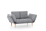 Canapea extensibilă 3 locuri Nina, Diverse culori, 120x60x40 cm - Gri deschis | SKU: 859FTN1352 | Canapea extensibilă 3 locuri Nina, 120x60x40 cm, varianta Gri deschis, produs pentru amenajarea locuinței, disponibil online în România la CasaMob
