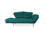 Canapea extensibilă 3 locuri Nina, Diverse culori, 120x60x40 cm - Verde petrol | SKU: 859FTN1353 | Canapea extensibilă 3 locuri Nina, 120x60x40 cm, varianta Verde petrol, produs pentru amenajarea locuinței, disponibil online în România la CasaMob