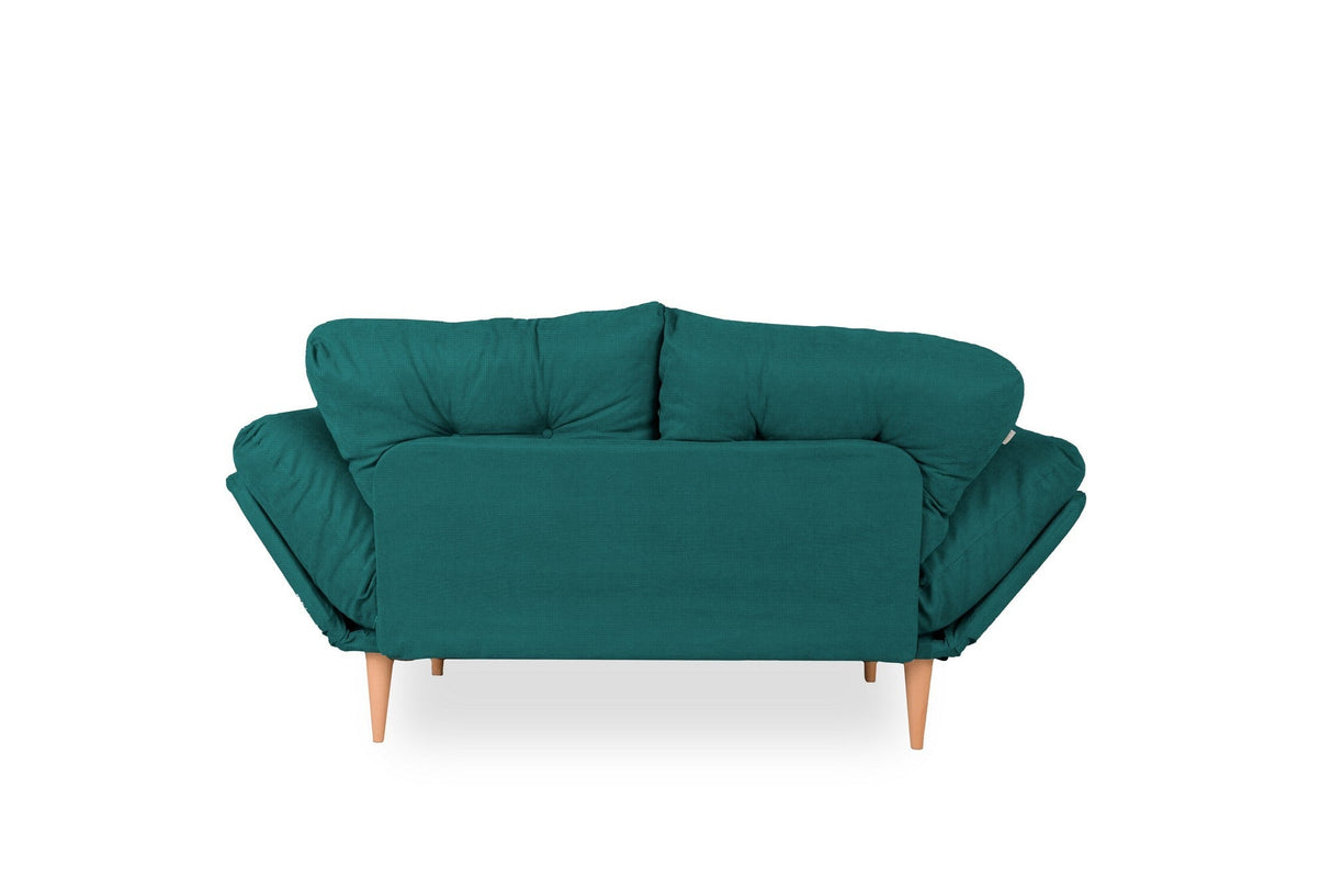 Canapea extensibilă 3 locuri Nina, Diverse culori, 120x60x40 cm - Verde petrol | SKU: 859FTN1353 | Canapea extensibilă 3 locuri Nina, 120x60x40 cm, varianta Verde petrol, produs pentru amenajarea locuinței, disponibil online în România la CasaMob