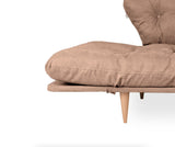 Canapea extensibilă 3 locuri Nina, Diverse culori, 120x60x40 cm - Maro deschis | SKU: 859FTN1354 | Canapea extensibilă 3 locuri Nina, 120x60x40 cm, varianta Maro deschis, produs pentru amenajarea locuinței, disponibil online în România la CasaMob