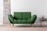 Canapea extensibilă 3 locuri Nina, Diverse culori, 120x60x40 cm - Verde | SKU: 859FTN1356 | Canapea extensibilă 3 locuri Nina, 120x60x40 cm, varianta Verde, produs pentru amenajarea locuinței, disponibil online în România la CasaMob