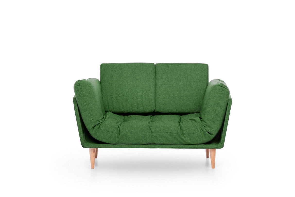Canapea extensibilă 3 locuri Nina, Diverse culori, 120x60x40 cm - Verde | SKU: 859FTN1356 | Canapea extensibilă 3 locuri Nina, 120x60x40 cm, varianta Verde, produs pentru amenajarea locuinței, disponibil online în România la CasaMob